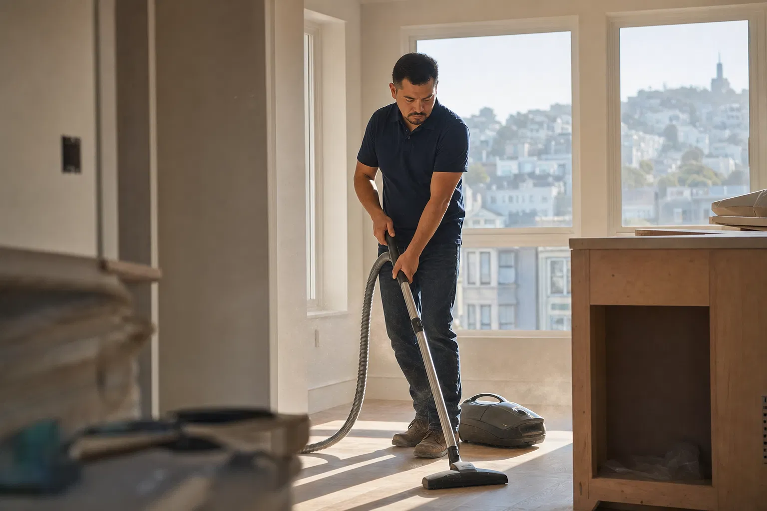 Post-renovation house cleaning in San Francisco