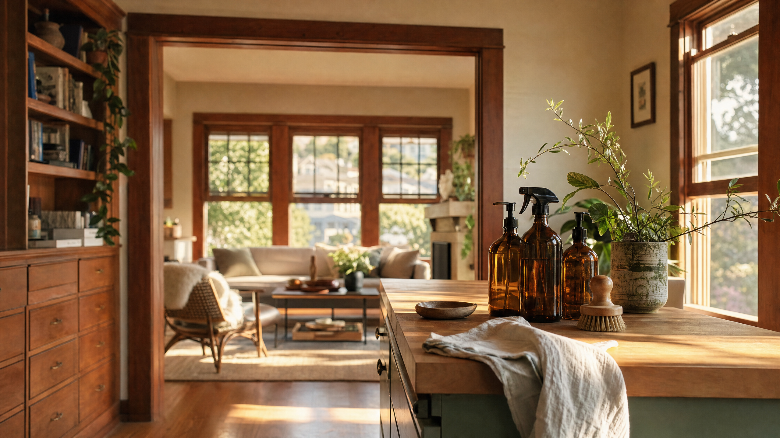 Recurring house cleaning in Bernal Heights San Francisco craftsman bungalow