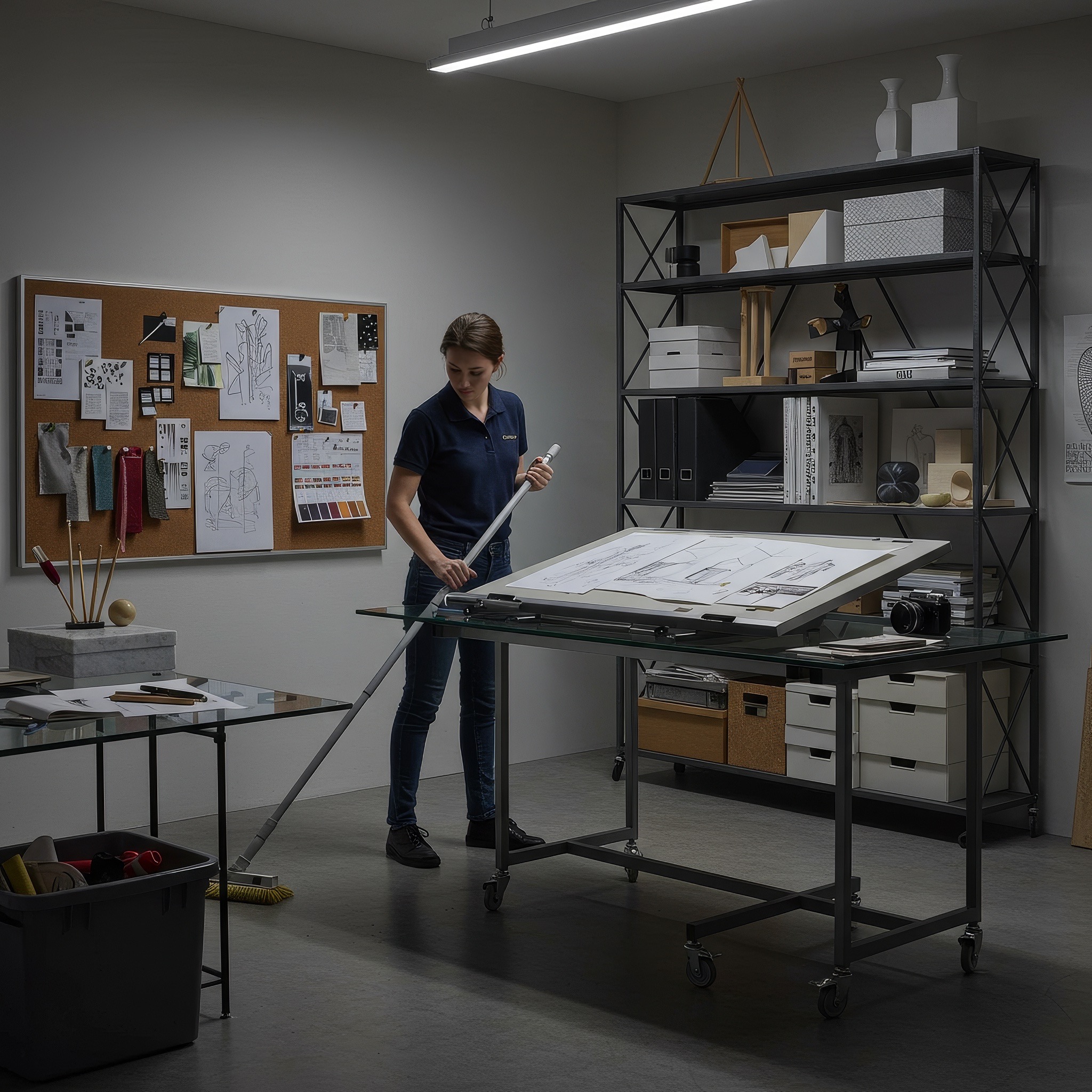 A clean and modern creative studio