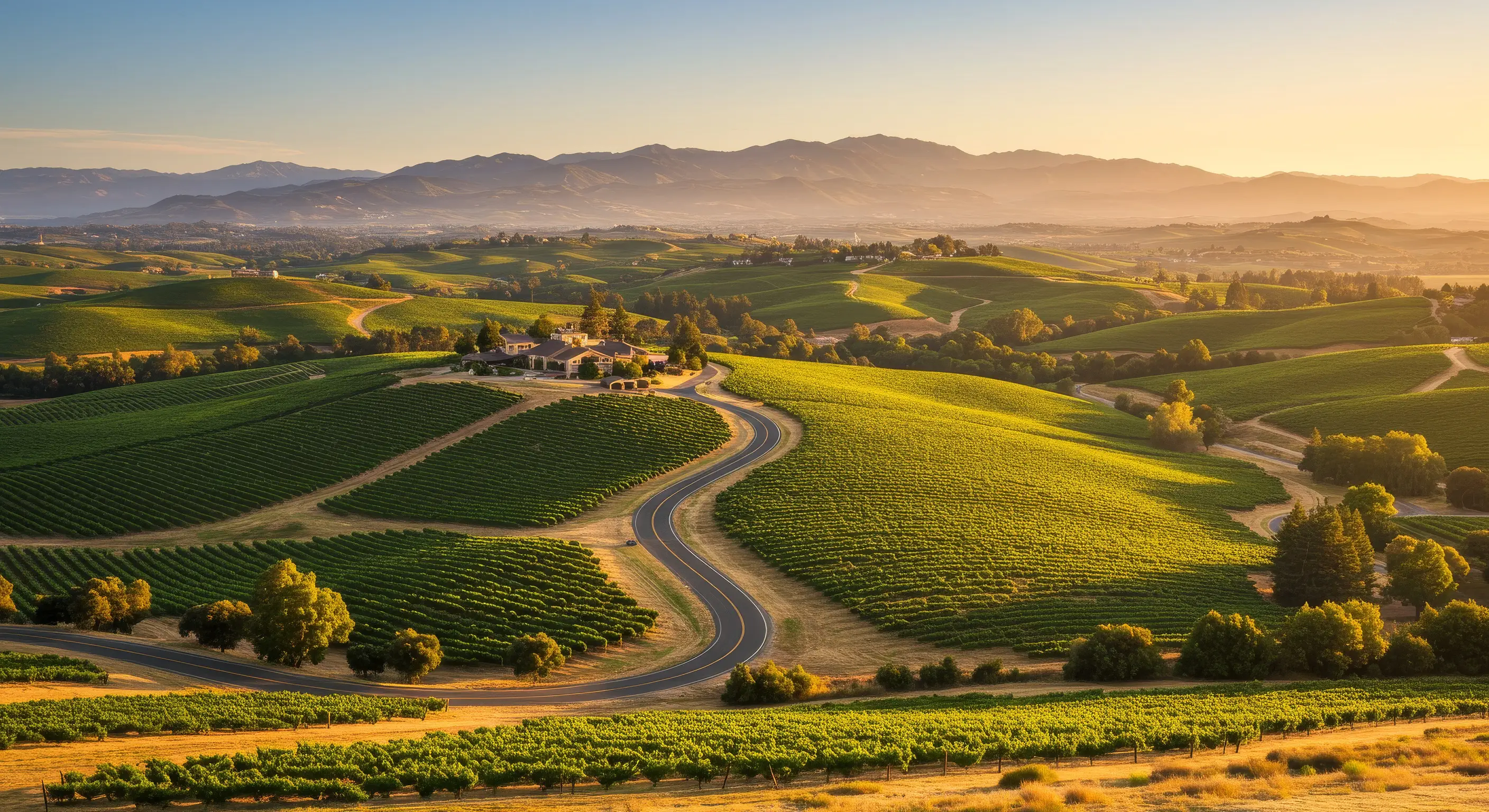View of Napa County from a clean home