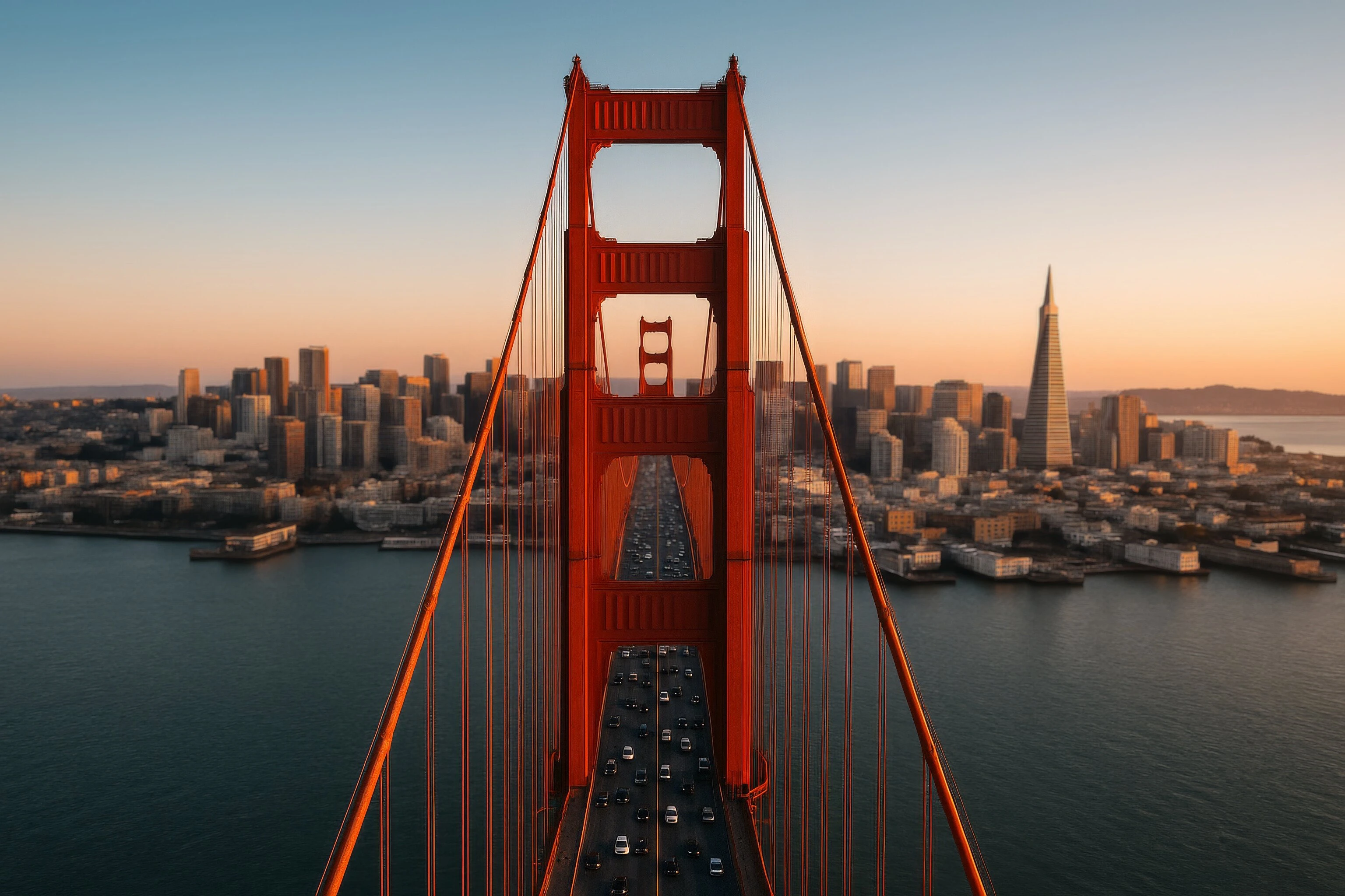 View of San Francisco from a clean home