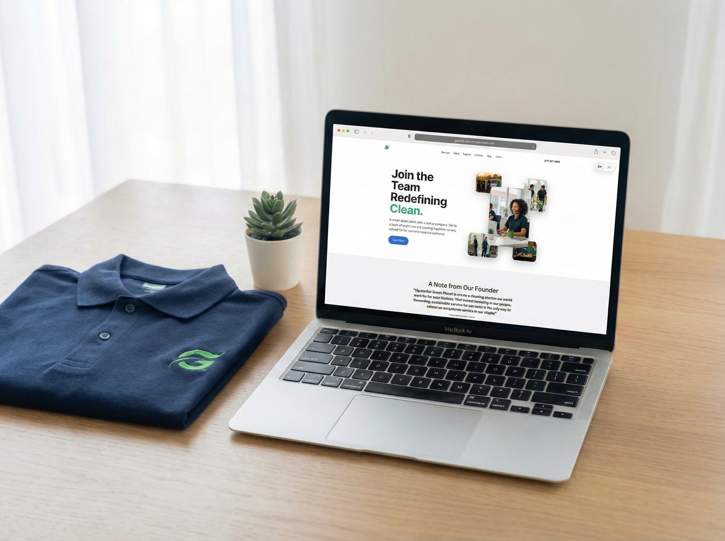 Bilingual careers page